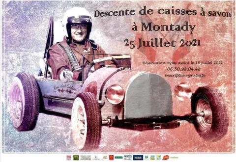 Affiche de Sescente de caisses à savon – Montady