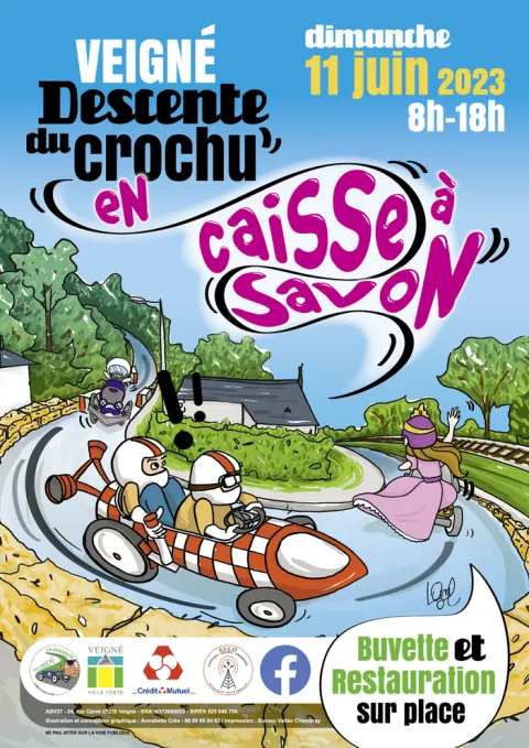 Affiche de Descente du Crochu – Veigné