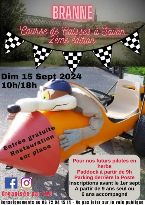 Affiche de Course de caisses à savon de Branne