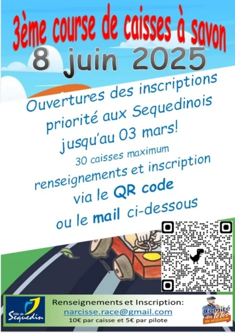 Affiche de Course de caisses à savon folklorique de Sequedin