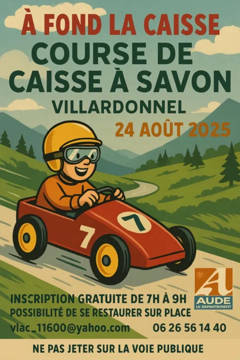 Affiche de Course de caisses à savon de Villardonnel