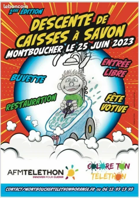 Affiche de Course de caisses à savon de Montboucher-sur-Jabron