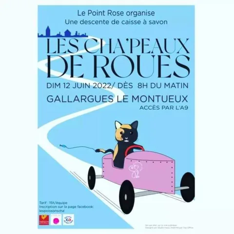 Affiche de Course de caisses à savon de Gallargues-le-Montueux