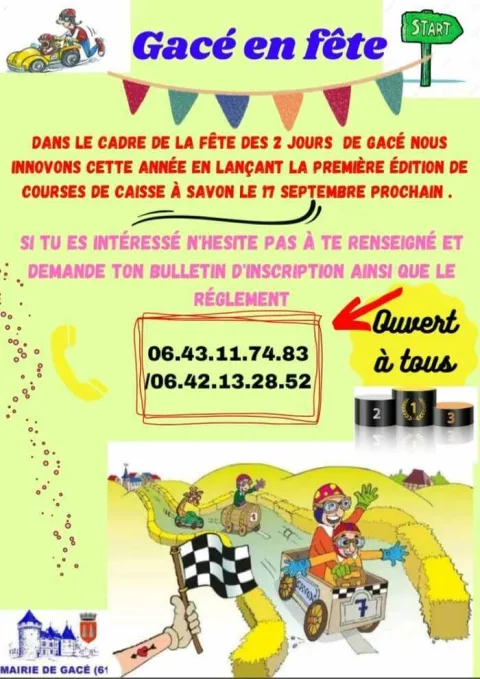 Affiche de Course de caisses à savon de Gacé