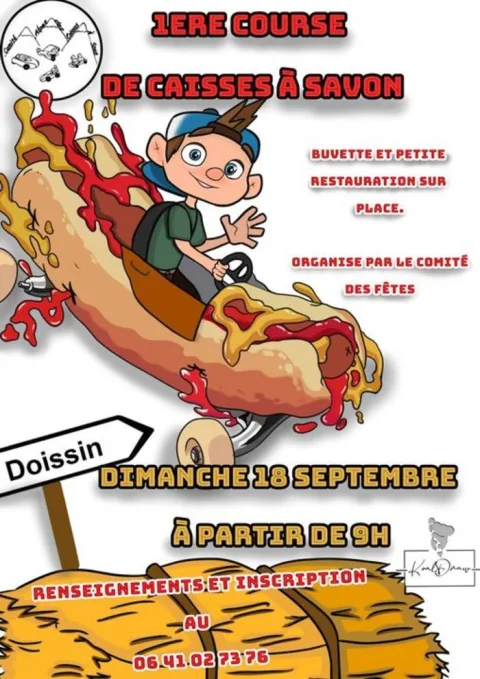 Affiche de Course de caisses à savon de Doissin