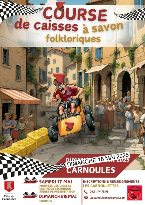 Affiche de Course de caisses à savon de Carnoules