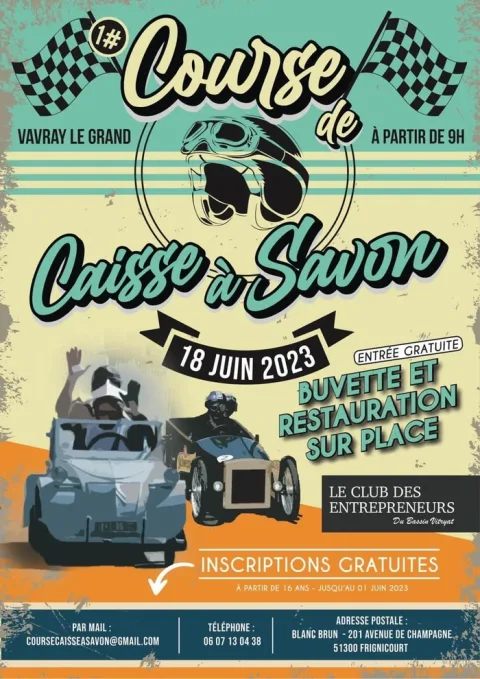 Affiche de Course de caisses à savon de Vavray-le-Grand