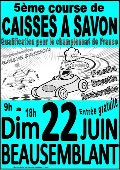 Affiche de Course de caisses à savon de Beausemblant