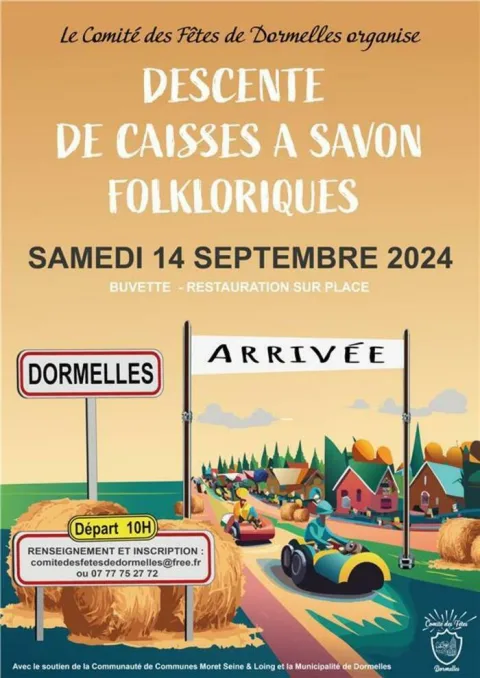 Affiche de Course de caisses à savon folklorique de Dormelles