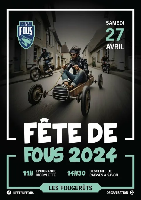 Affiche de Course de caisses à savon des Fougerêts