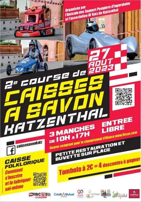 Affiche de Course de caisses à savon de Katzenthal