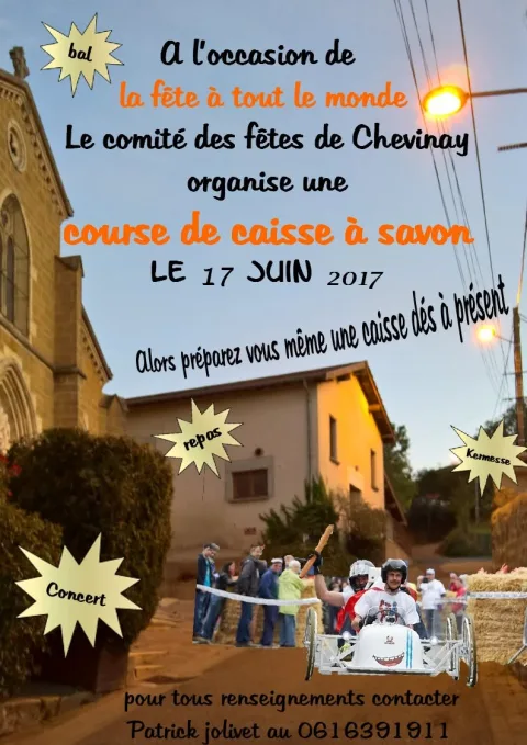 Affiche de Course de caisses à savon de Chevinay