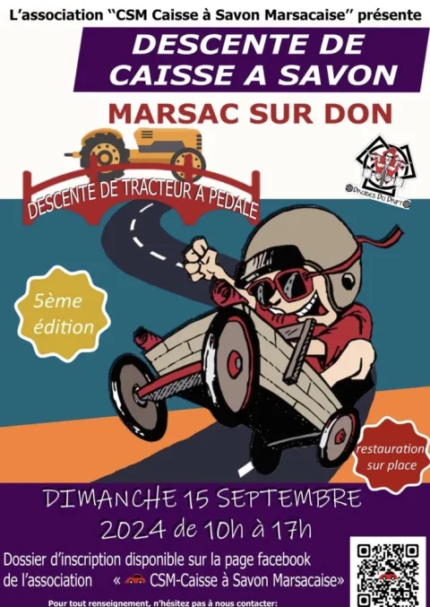 Affiche de Course de caisses à savon de Marsac-sur-Don