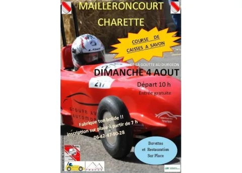 Affiche de Course de caisses à savon de Mailleroncourt-Charette