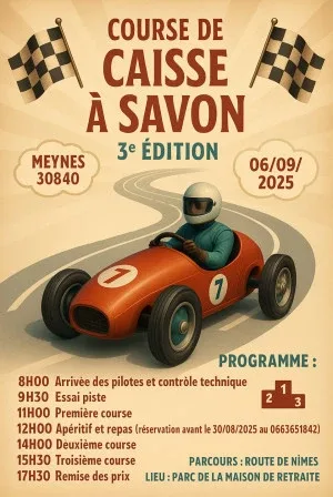 Affiche de Course de caisses à savon de Meynes