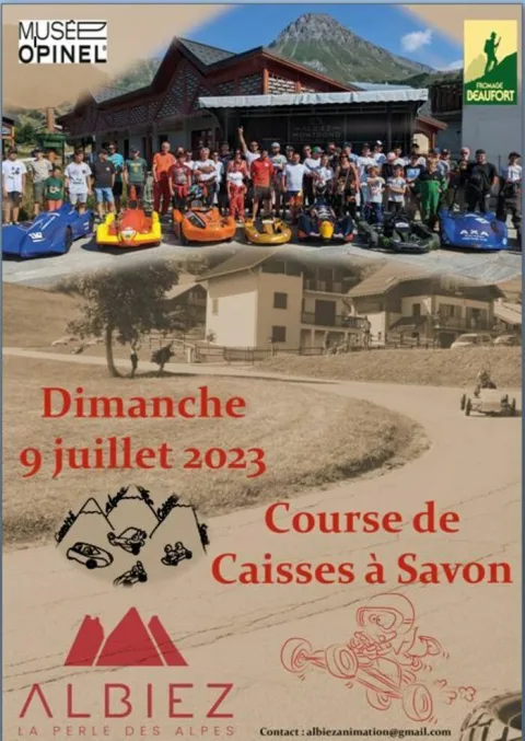 Affiche de Course de caisses à savon d’Albiez-Montrond