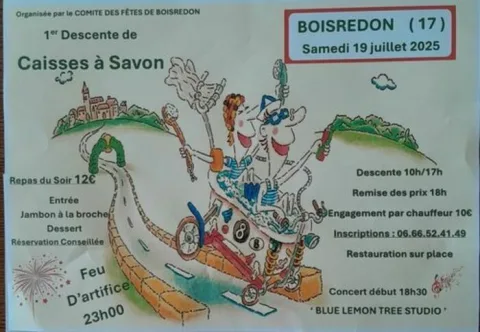 Affiche de Course de caisses à savon de Boisredon