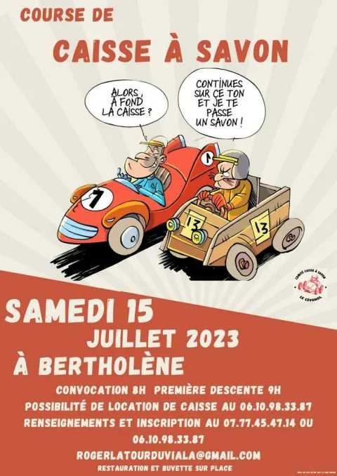 Affiche de Course de caisses à savon de Bertholène