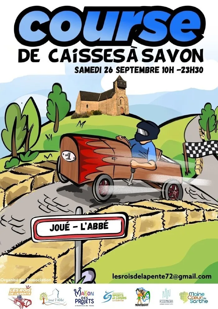 Affiche de Course de caisses à savon de Joué-l'Abbé