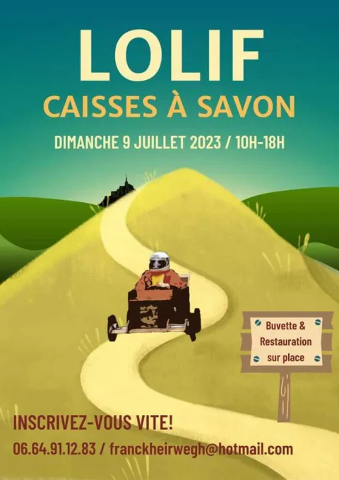Affiche de Course de caisses à savon de Lolif
