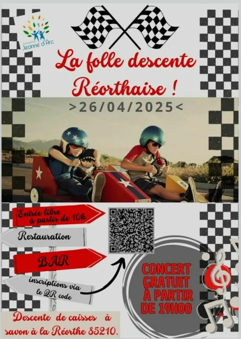 Affiche de Course de caisses à savon de La Réorthe