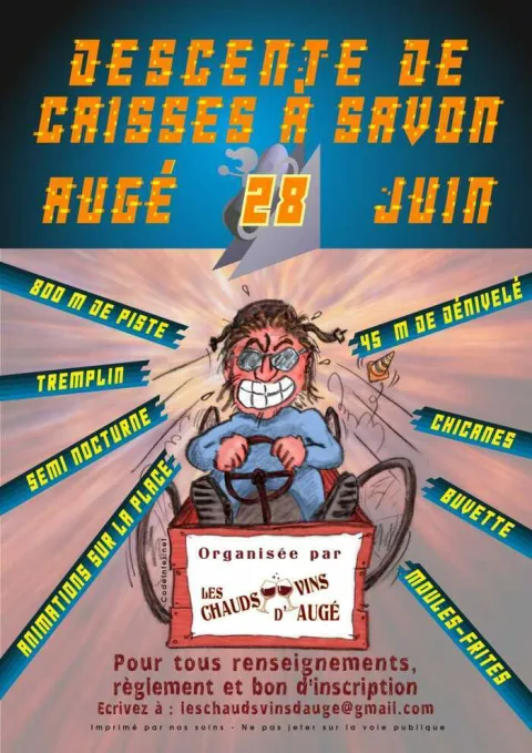 Affiche de Course de caisses à savon d’Augé
