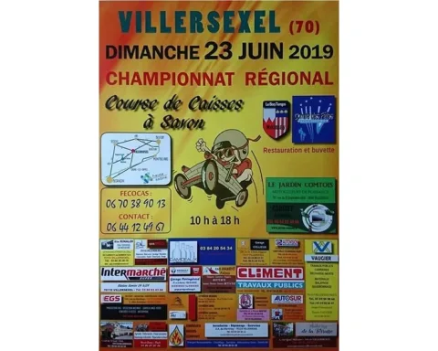 Affiche de Course de caisses à savon de Villersexel
