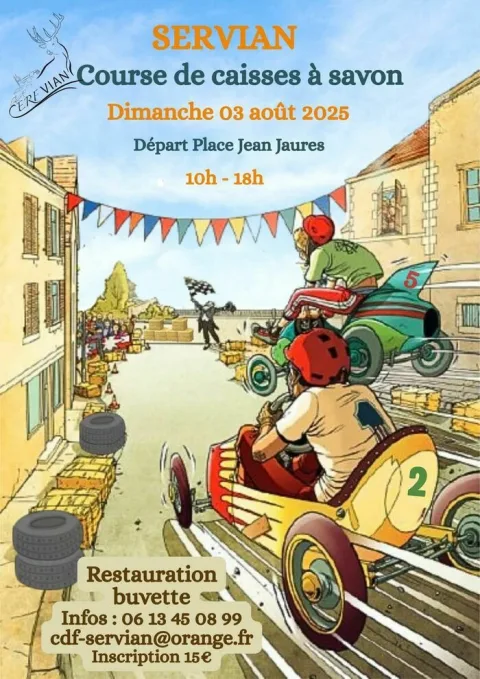 Affiche de Course de caisses à savon de Servian