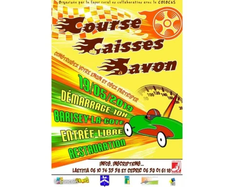 Affiche de Course de caisses à savon de Barisey-la-Côte