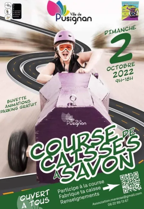 Affiche de Course de caisses à savon de Pusignan