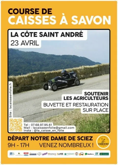 Affiche de Course de caisses à savon de La Côte-Saint-André
