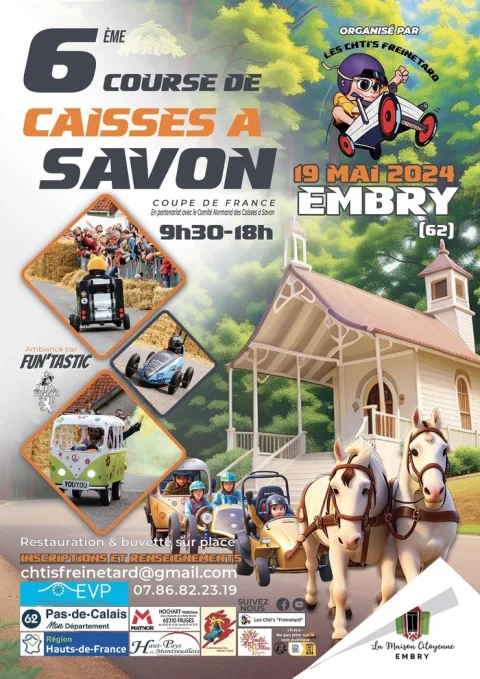 Affiche de Course de caisses à savon d’Embry