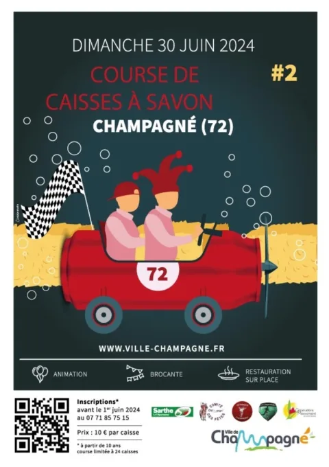 Affiche de Course de caisses à savon de Champagné