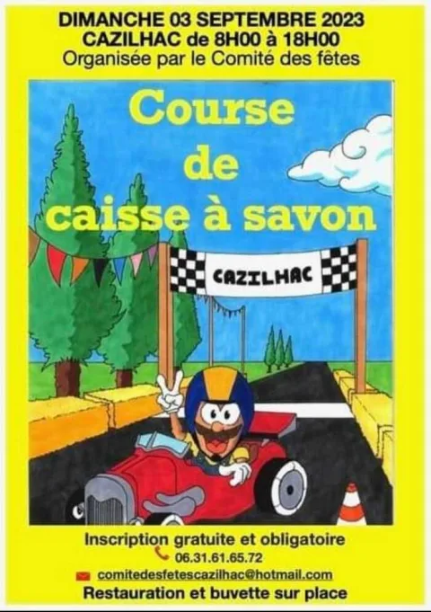 Affiche de Course de caisses à savon de Cazilhac