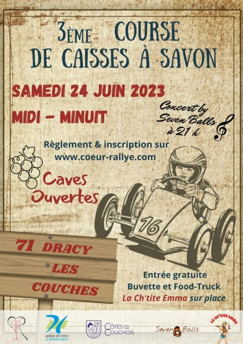 Affiche de 3e Course de caisses à savon de Dracy-lès-Couches