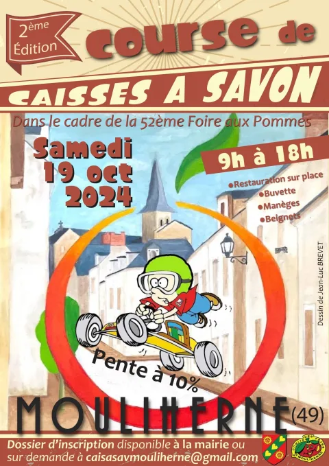 Affiche de Course de caisses à savon de Mouliherne