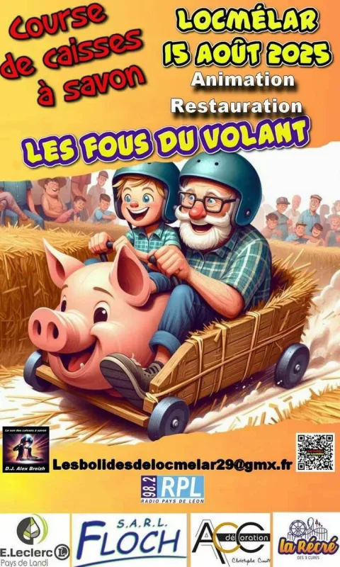 Affiche de Course de caisses à savon de Locmélar