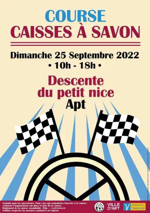 Affiche de Course de caisses à savon d’Apt