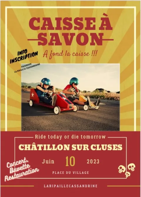 Affiche de Course de caisses à savon de Châtillon-sur-Cluses