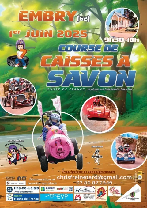 Affiche de Course de caisses à savon d’Embry