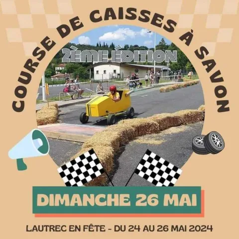 Affiche de Course de caisses à savon de Lautrec