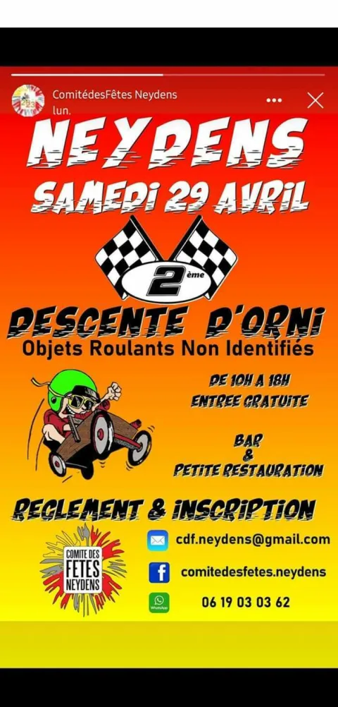 Affiche de Course de caisses à savon de Neydens