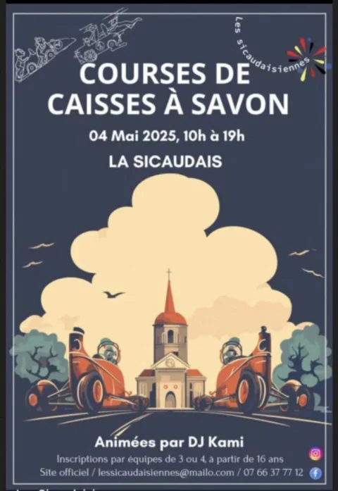Affiche de Course de caisses à savon de Chaumes-en-Retz