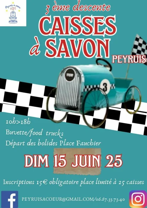 Affiche de Course de caisses à savon de Peyruis