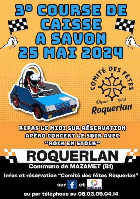 Affiche de Course de caisses à savon de Mazamet
