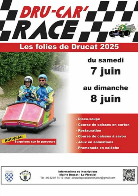 Affiche de Course de caisses à savon de Drucat