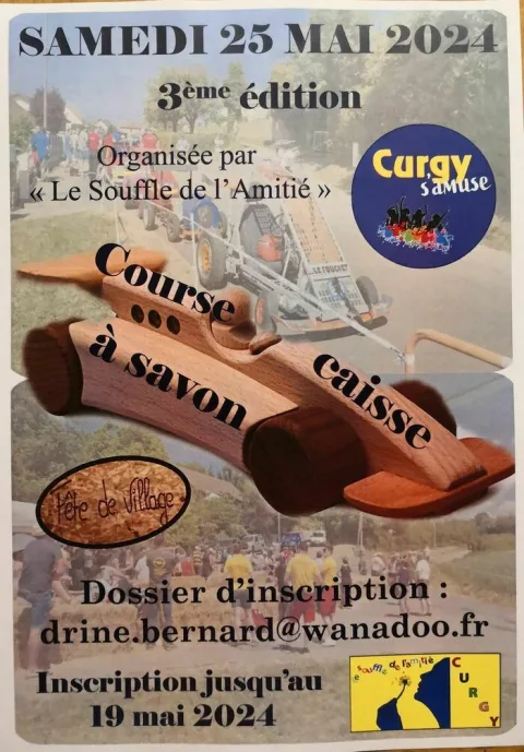 Affiche de Course de caisses à savon de Curgy