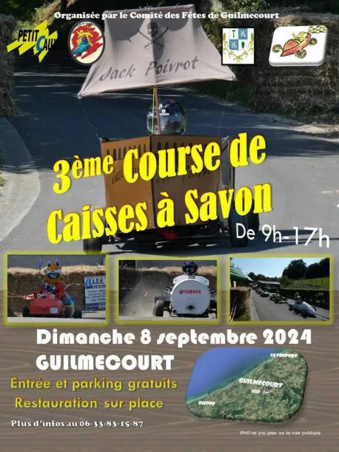 Affiche de Course de caisses à savon de Petit-Caux