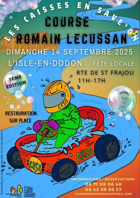 Affiche de Course de caisses à savon de L'Isle-en-Dodon