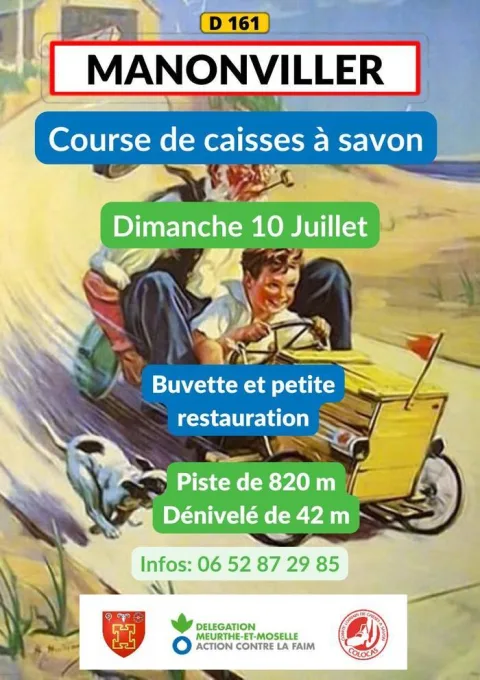 Affiche de Course de caisses à savon de Manonviller